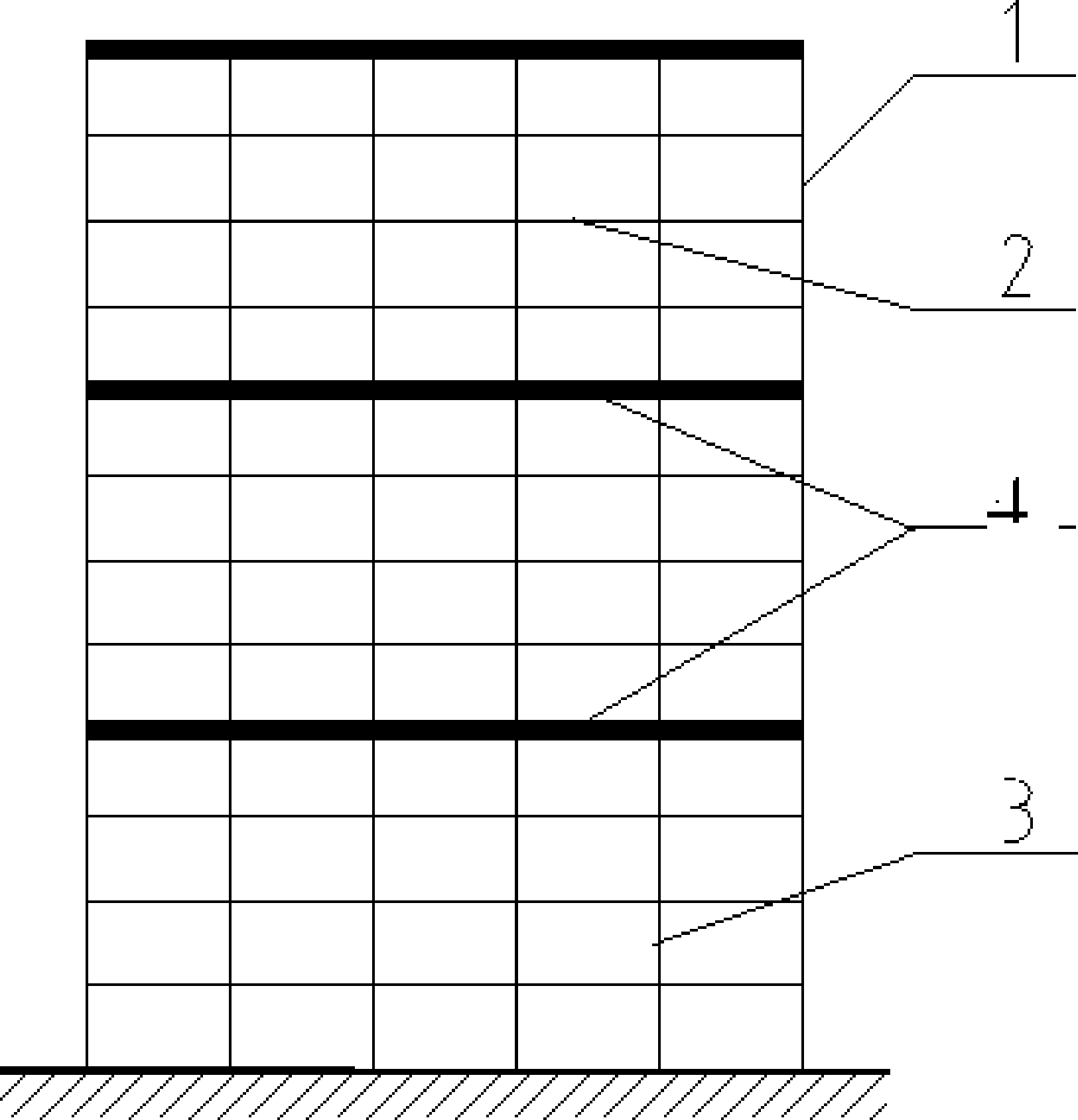 In-situ casting construction method of reinforced concrete structural system using phosphogypsum as wall material