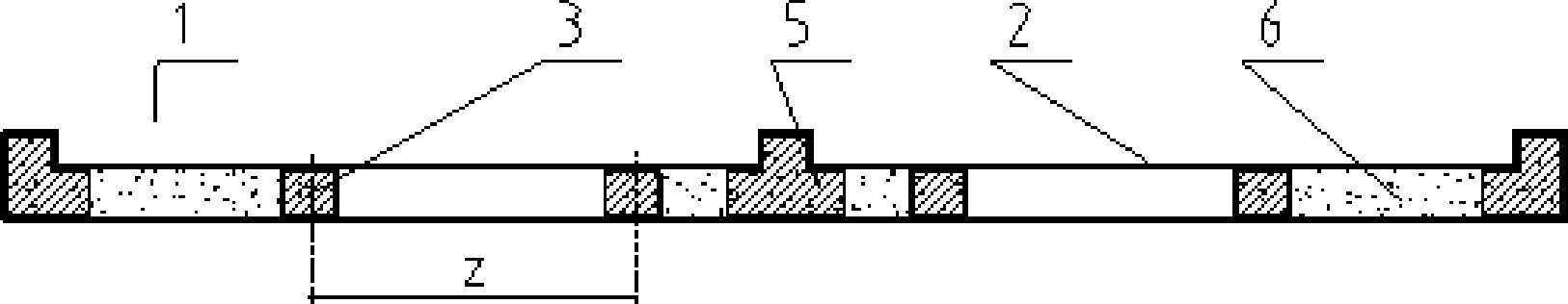 In-situ casting construction method of reinforced concrete structural system using phosphogypsum as wall material