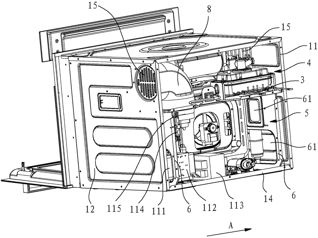 All-in-one machine integrating steam box, oven and microwave oven