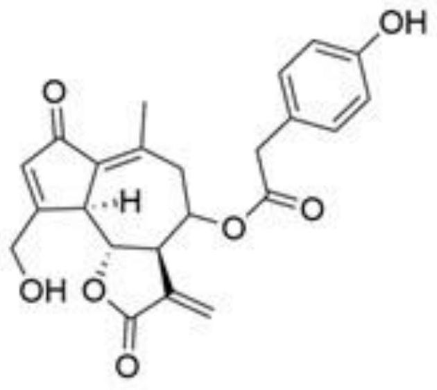 Lactucin and application thereof as anti-inflammatory component