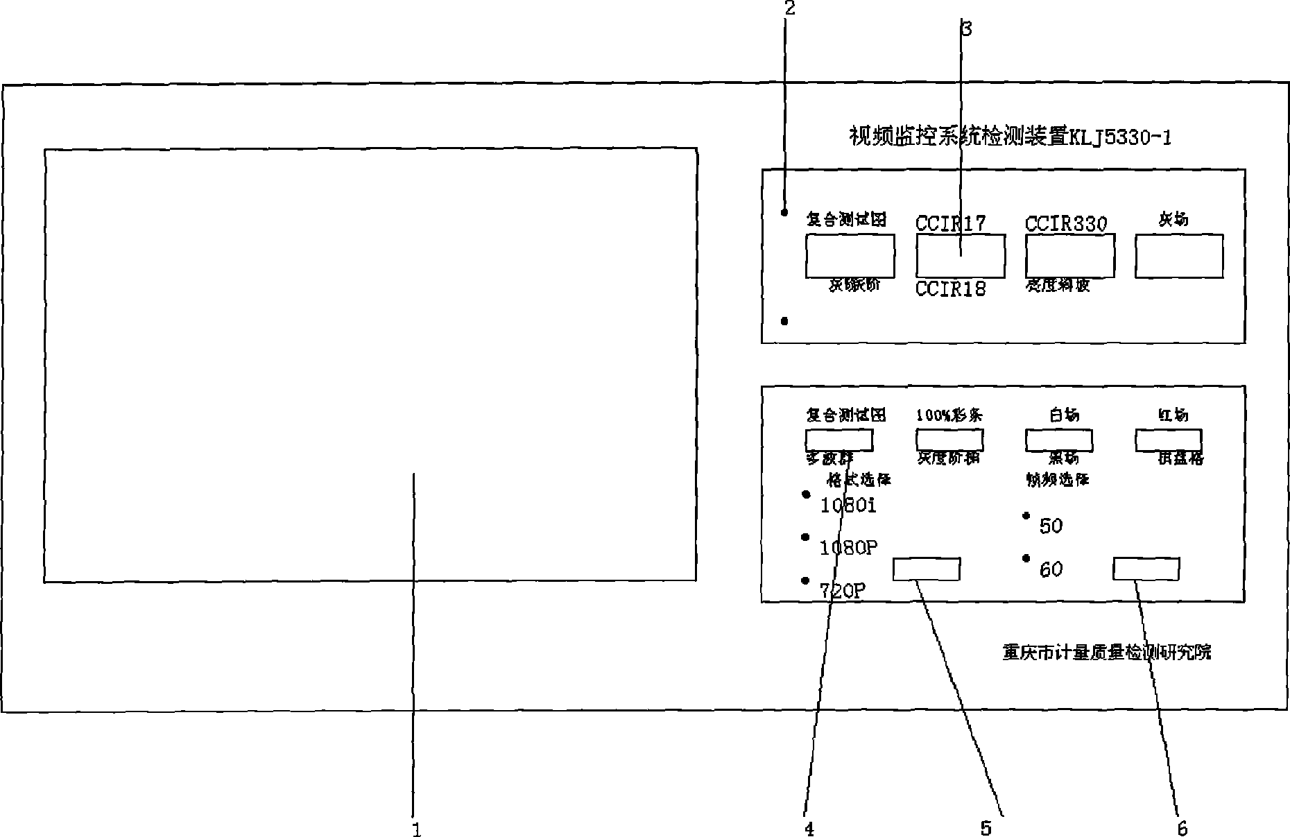 Video monitoring system detection method and apparatus thereof