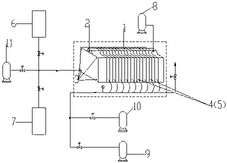 Multi-section acid leaching, washing and pressure filtration metal extraction process and integrated device thereof