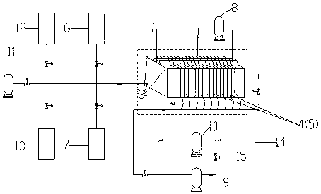 Multi-section acid leaching, washing and pressure filtration metal extraction process and integrated device thereof