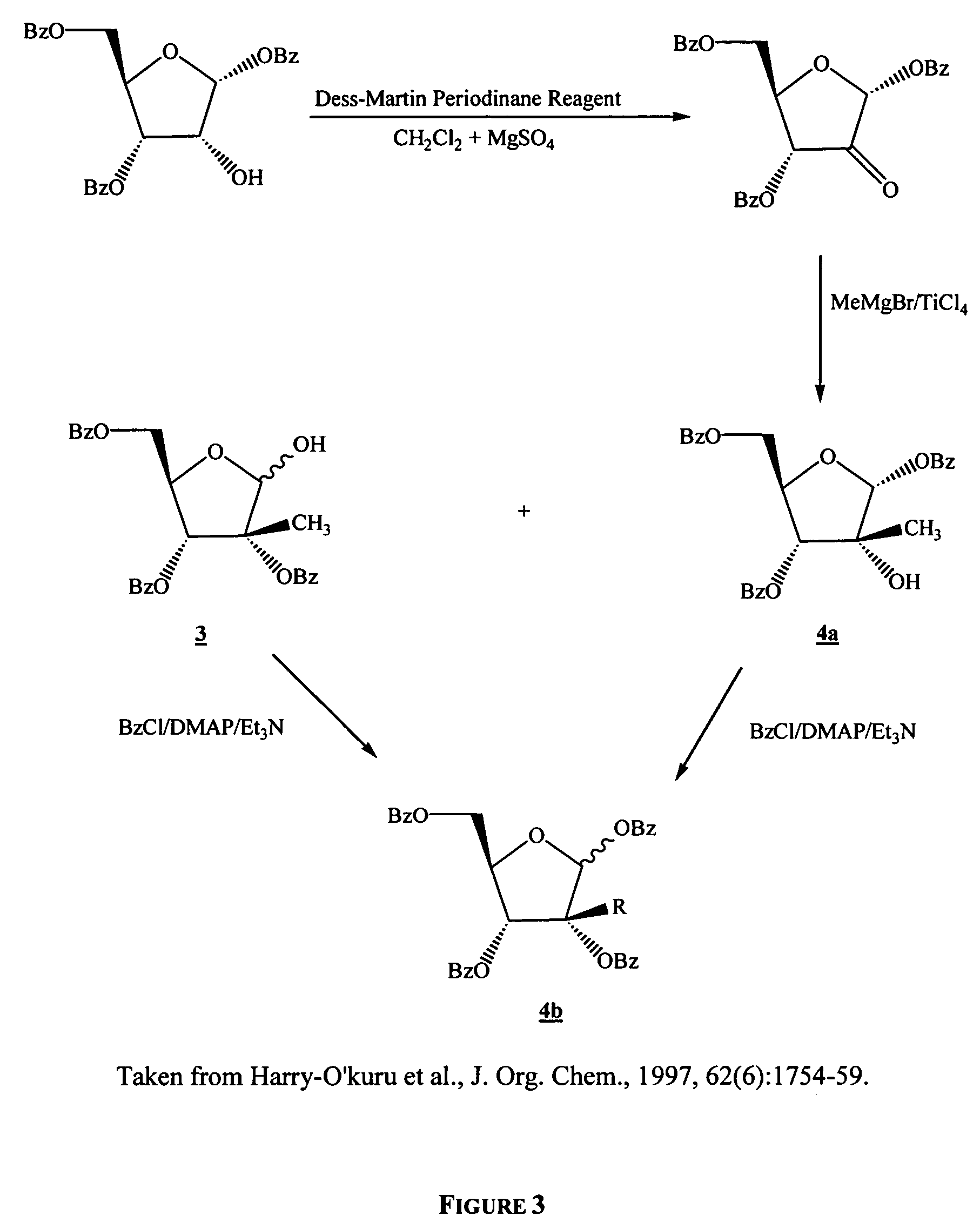 Process for the production of 2'-branched nucleosides