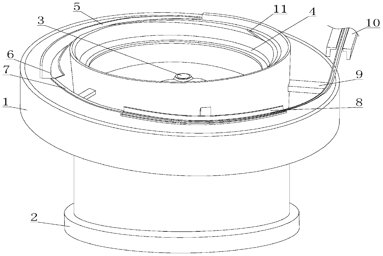 Automatic screening and sequencing device for electronic components