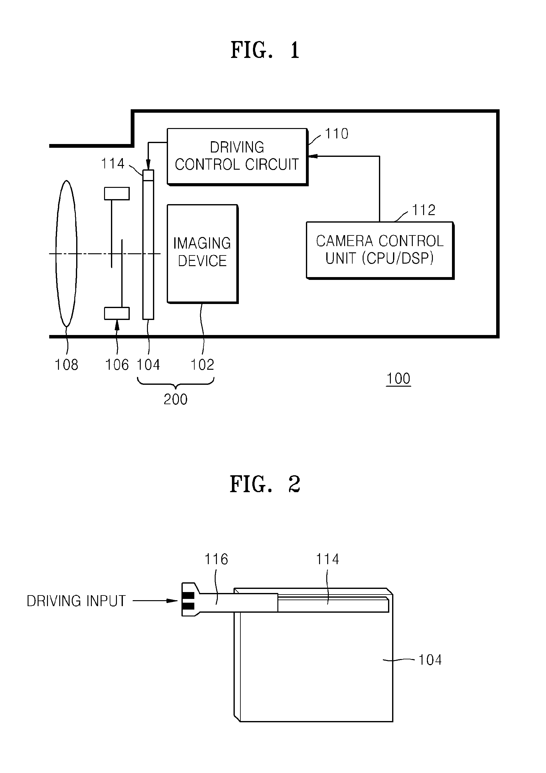 Image-capturing apparatus with asymmetric vibration element