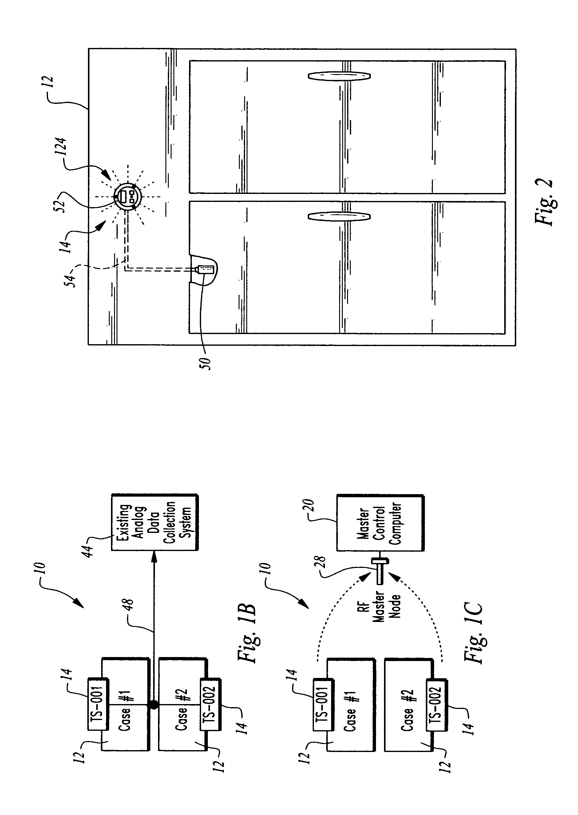 Refrigeration temperature monitoring system and associated temperature display