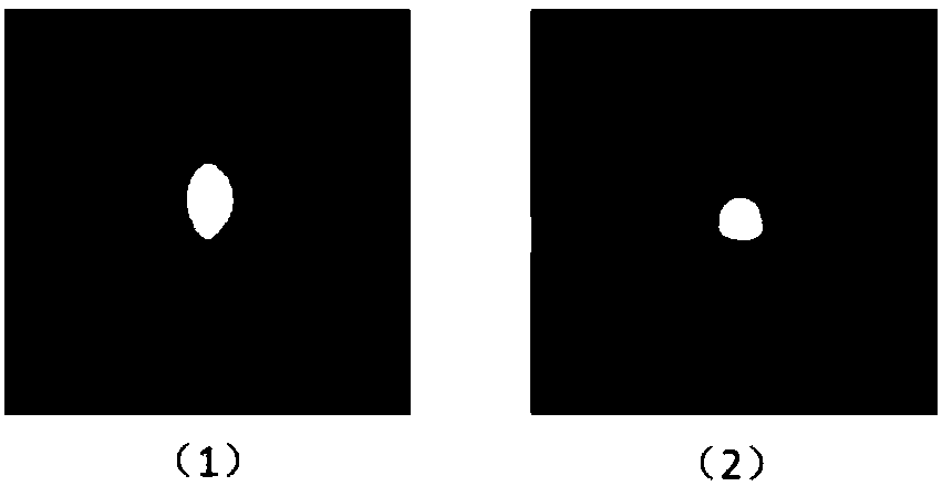 Simple lens PSF (Point Spread Function) mean value fusion method based on different fuzzy kernel priors