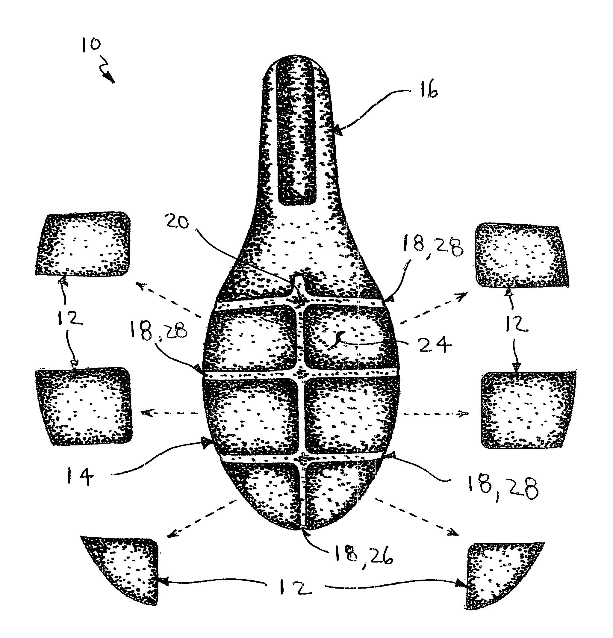 Edible spoon for dissociating into consumable predetermined clumps in order to prevent dissociating into random granules that would make consumption more difficult