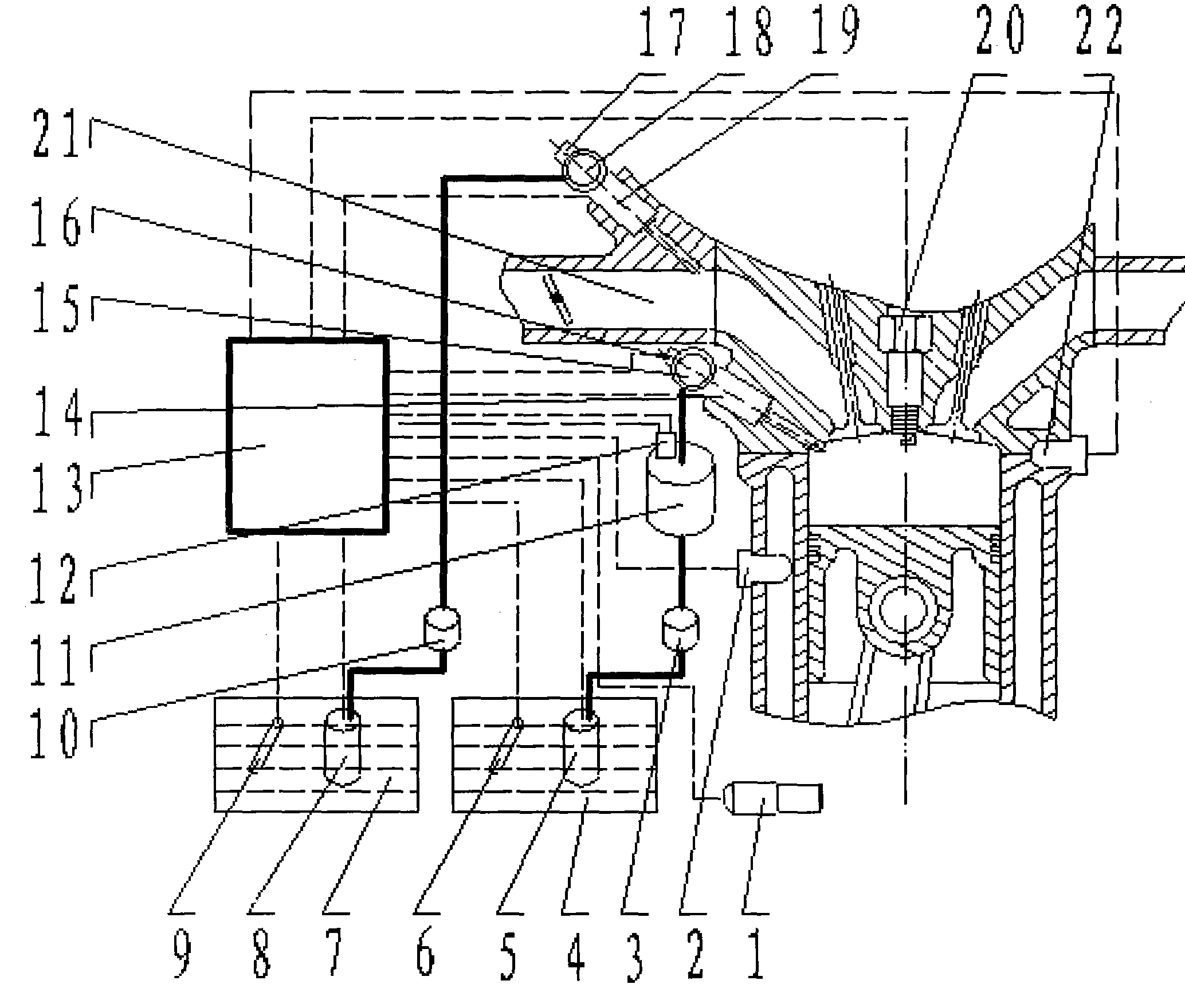 Fuel injection control system of flexible fuel engine