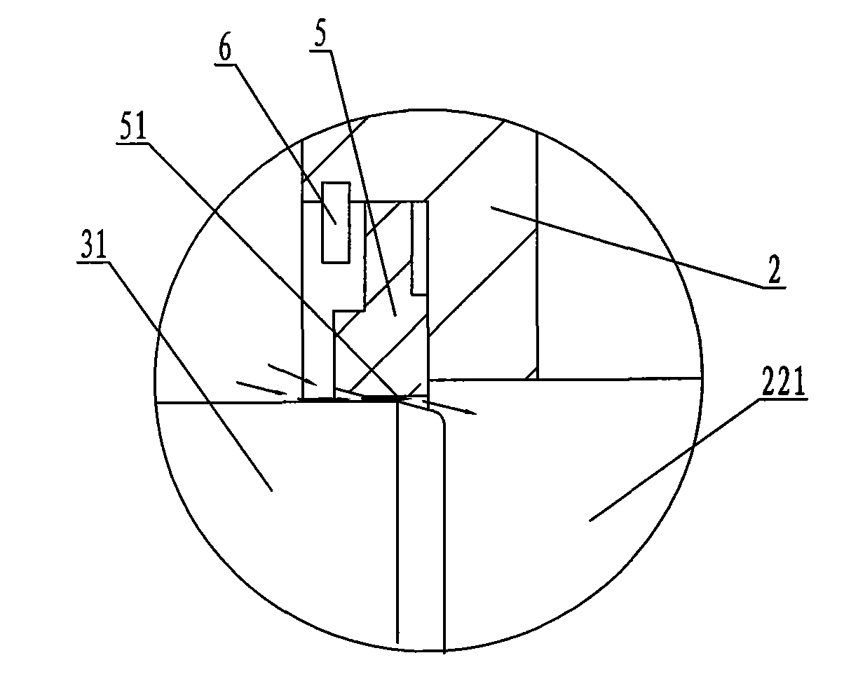 Floating-type cushion cylinder