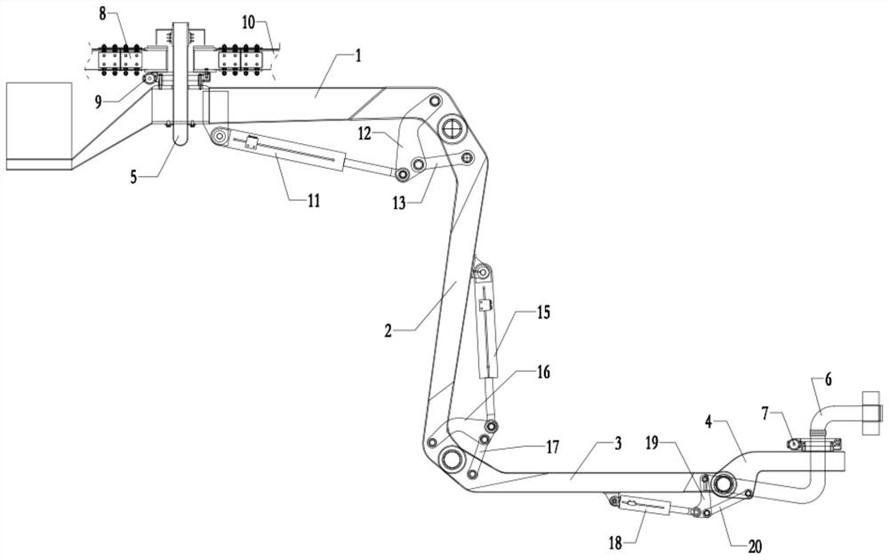 Rotary lining trolley pouring mechanism and method