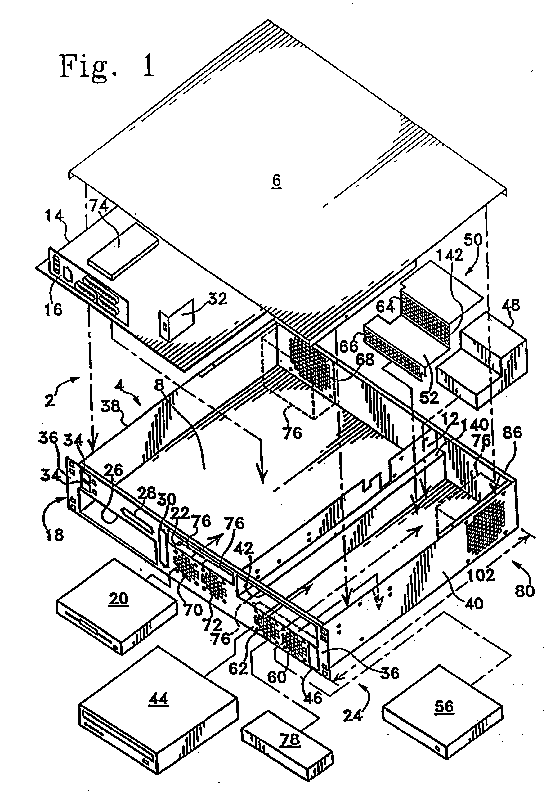 High density computer equipment storage system