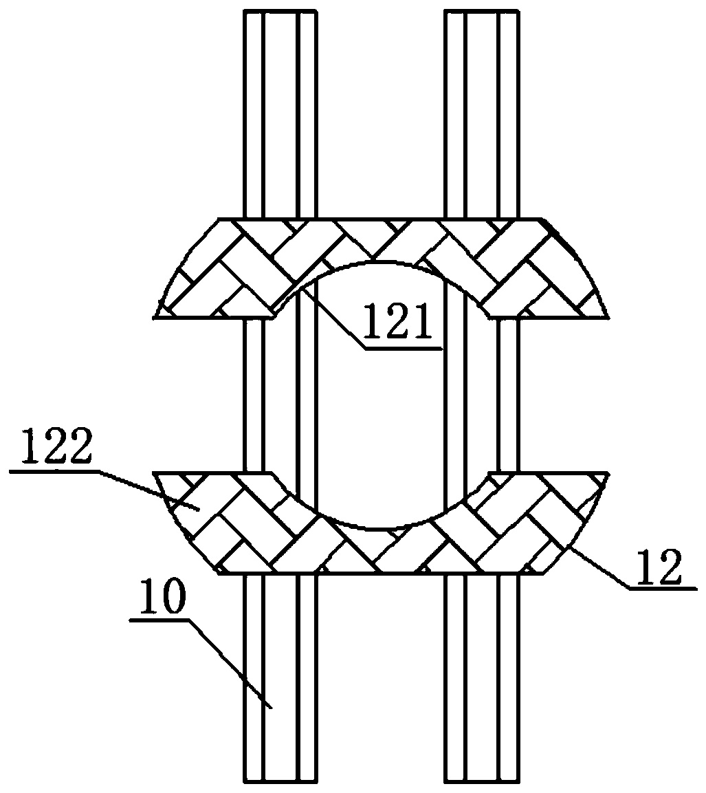 Automobile air conditioner condensation fan and processing device thereof