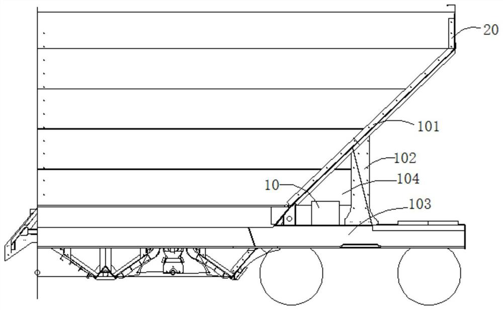 Train pipe monitoring device and system and 25t axle load aluminum alloy coal hopper car system