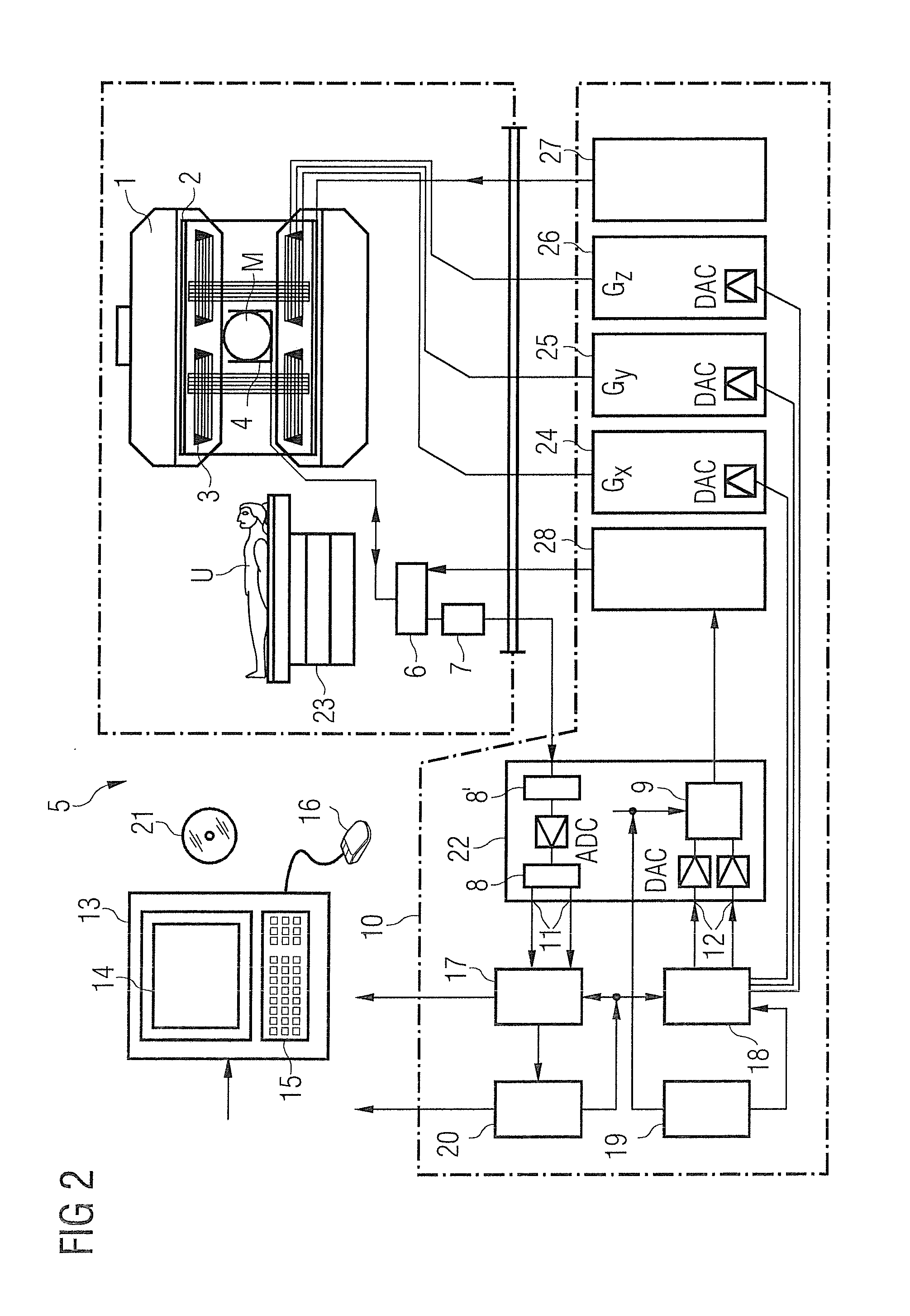 Method and apparatus for correction of artifacts in magnetic resonance images