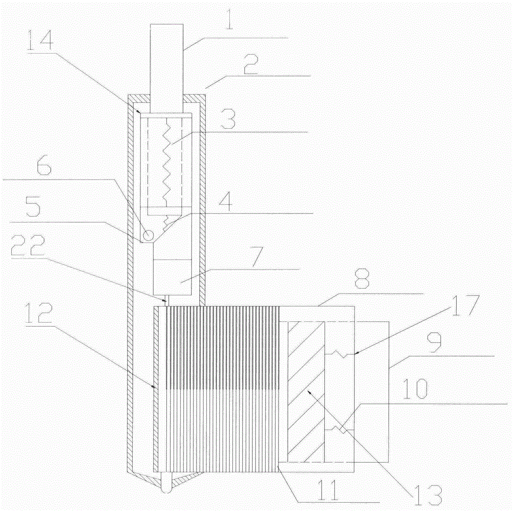 Continuous automatic acupuncture needle inserting device