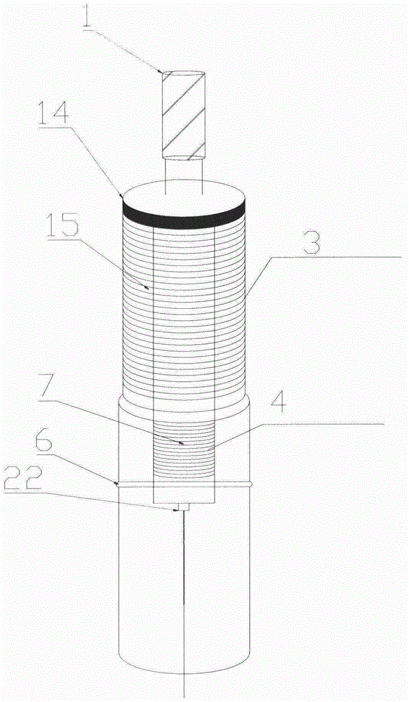 Continuous automatic acupuncture needle inserting device