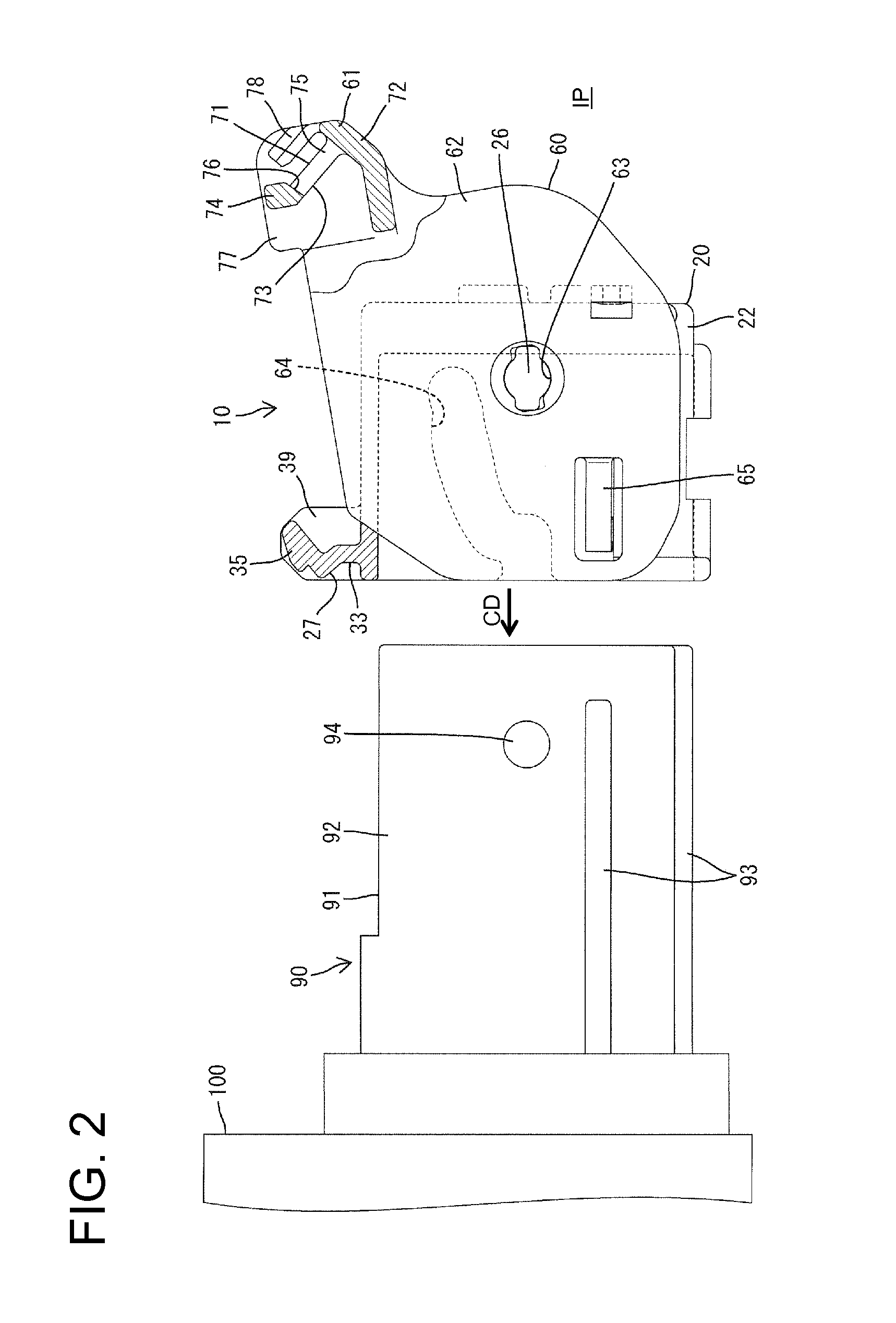 Lever-type connector