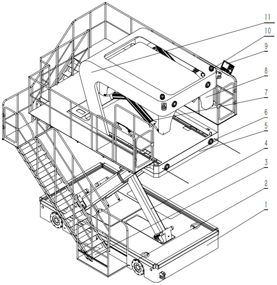 Aeroengine installation vehicle