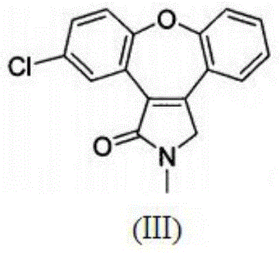 A kind of preparation method of asenapine key intermediate