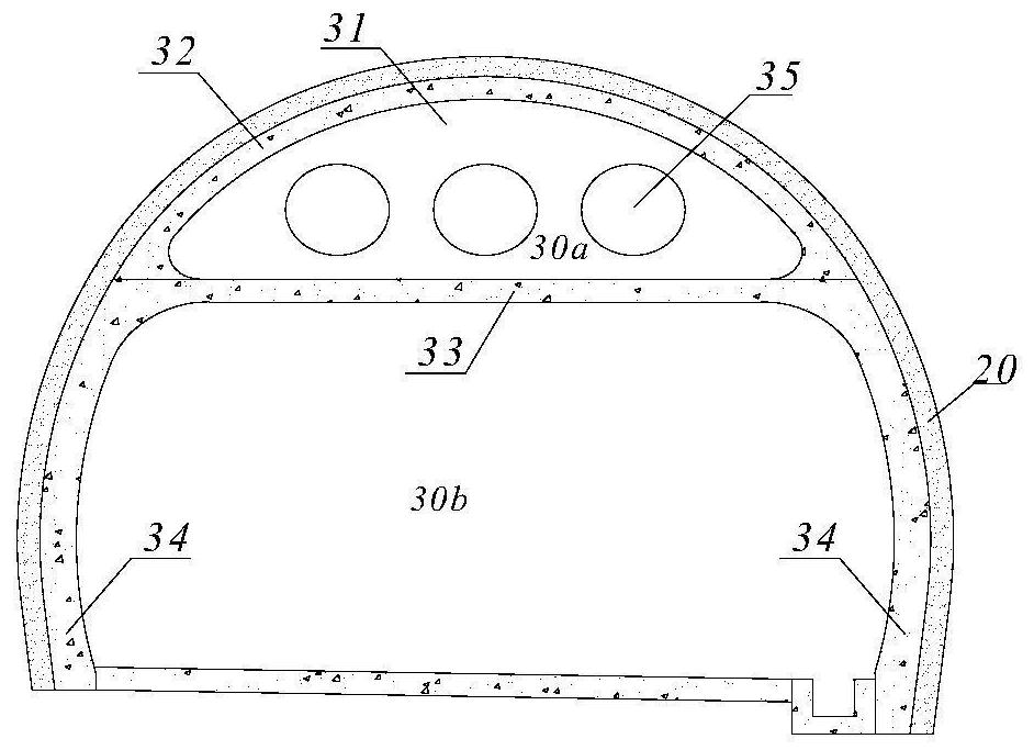 Integral special-shaped air duct for tunnel long-distance construction ventilation and construction method