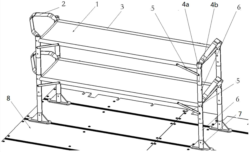 On-board rescue stretcher