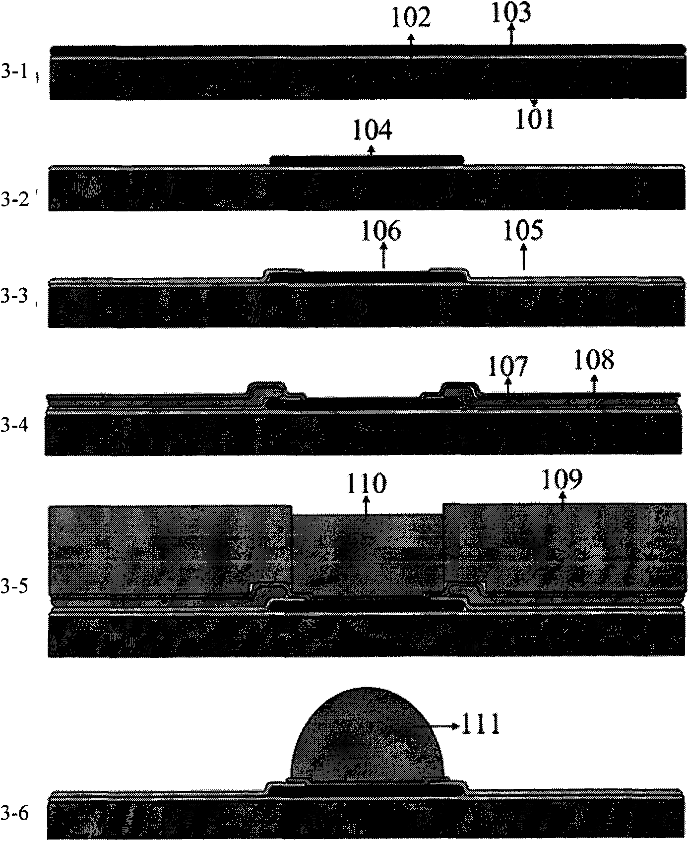 Indium welded ball array preparing method based on electroplating technology