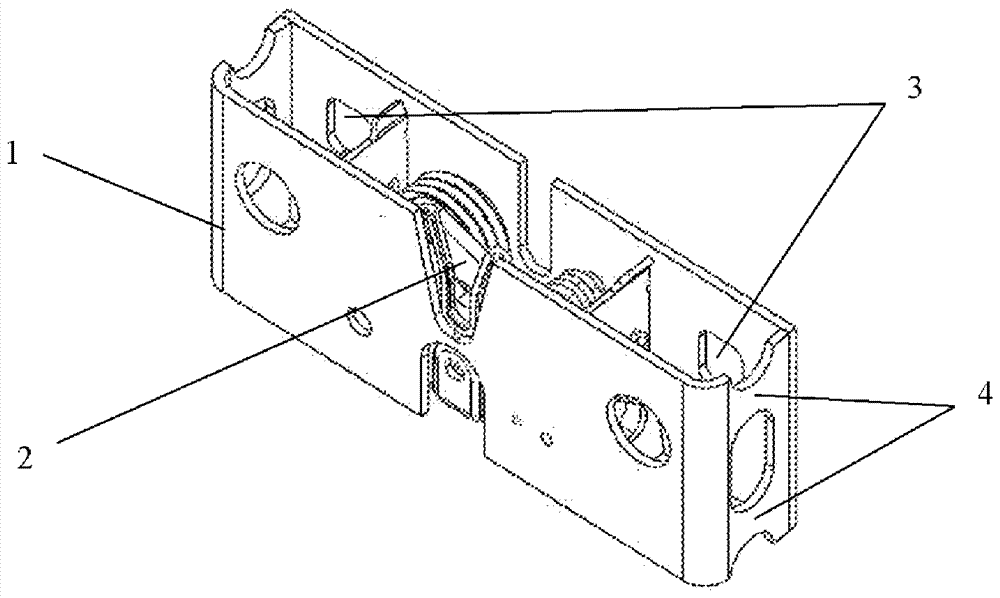 A method for measuring the locking force of an automobile front cover and a device for measuring the locking force of an automobile front cover