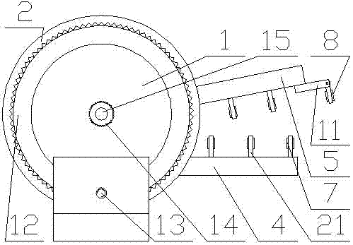 Cable routing device for stable tension