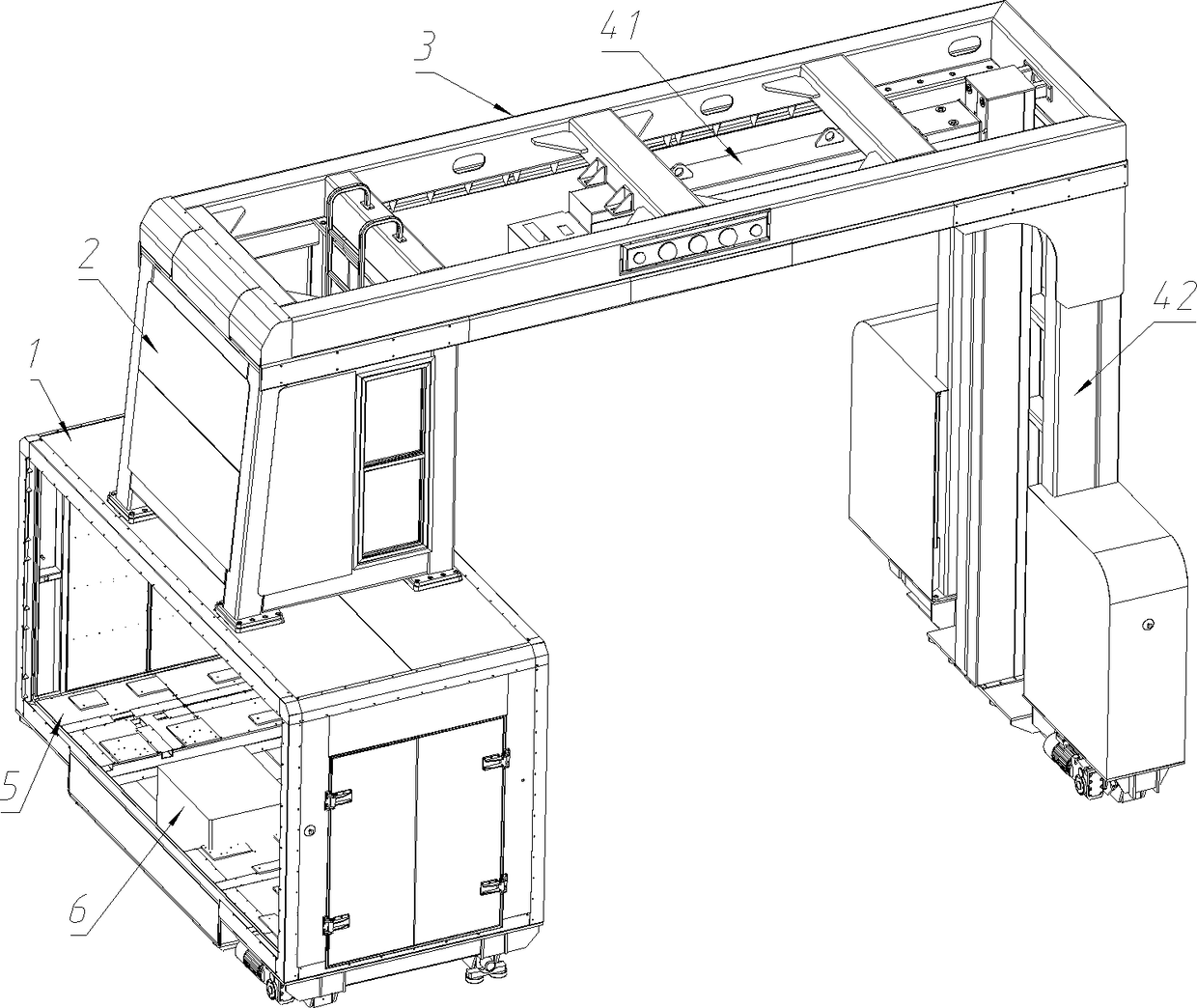 Equipment cabin of radiation imaging system and radiation imaging systems