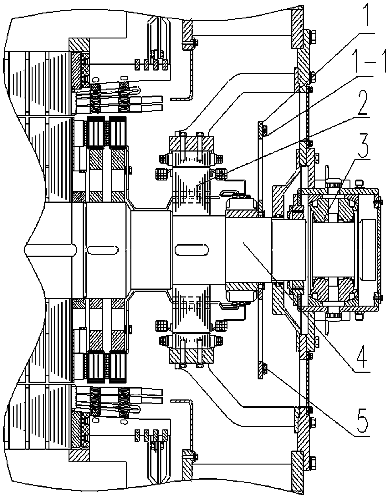 Generator rotor structure and generator