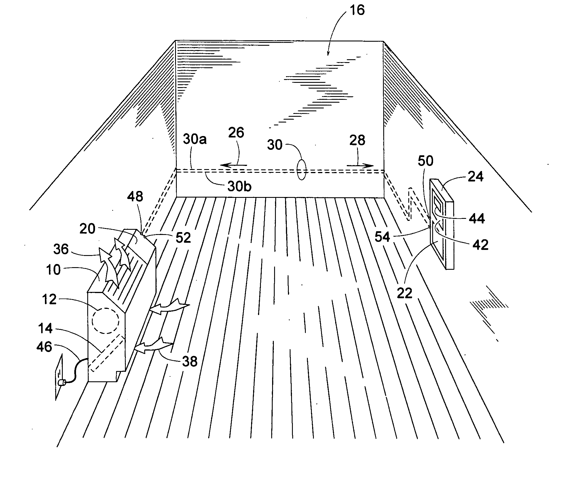 Two-wire power and communication link for a thermostat