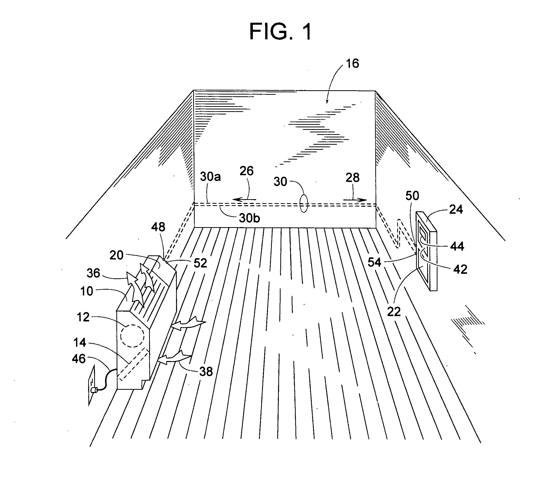 Two-wire power and communication link for a thermostat