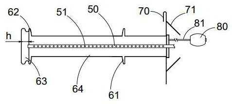 Post-operative nursing device for otology and laryngology