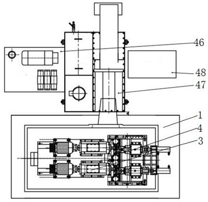 Special machine for fine boring of pin holes in crankshafts