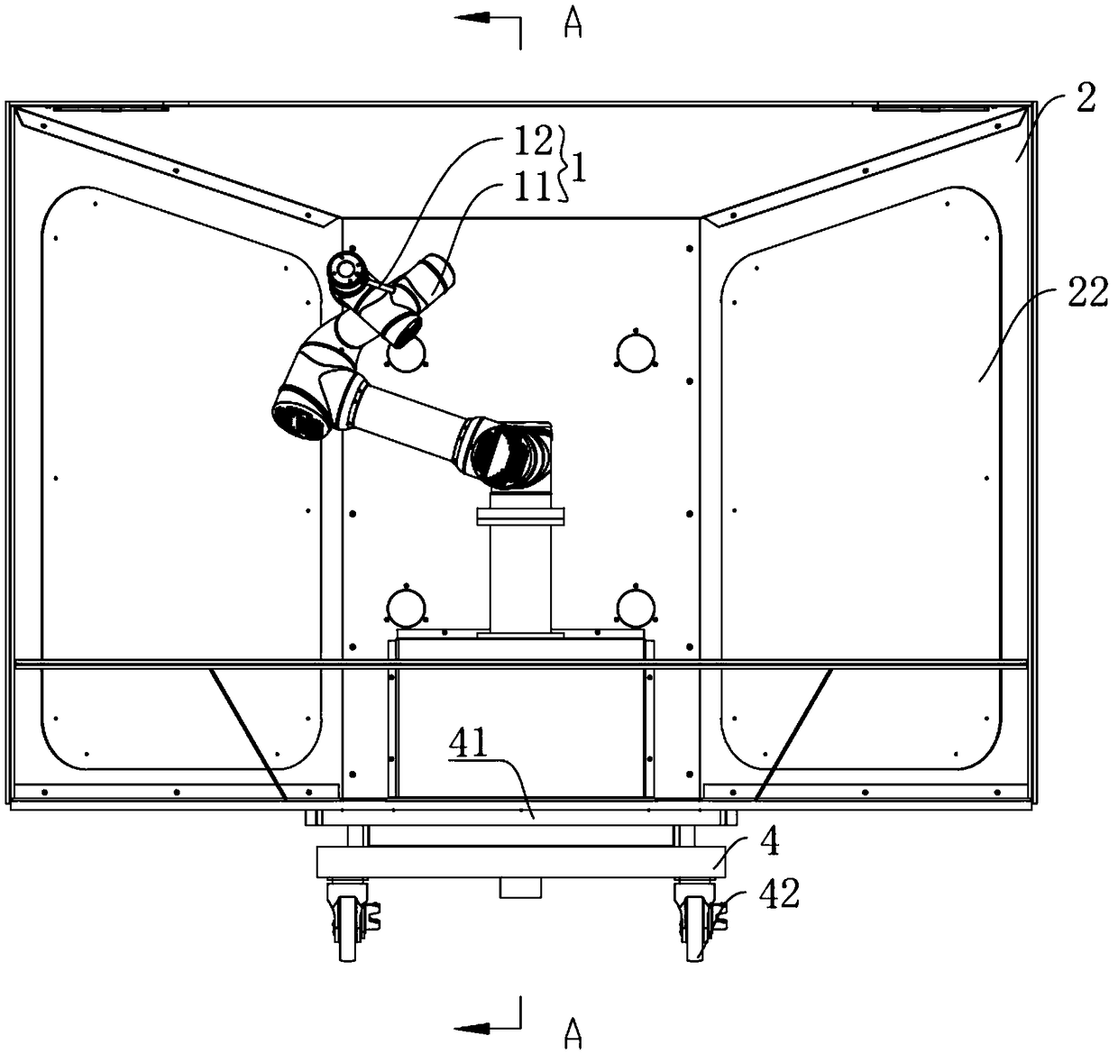 Dust removing device for electric cabin of vehicle and method thereof