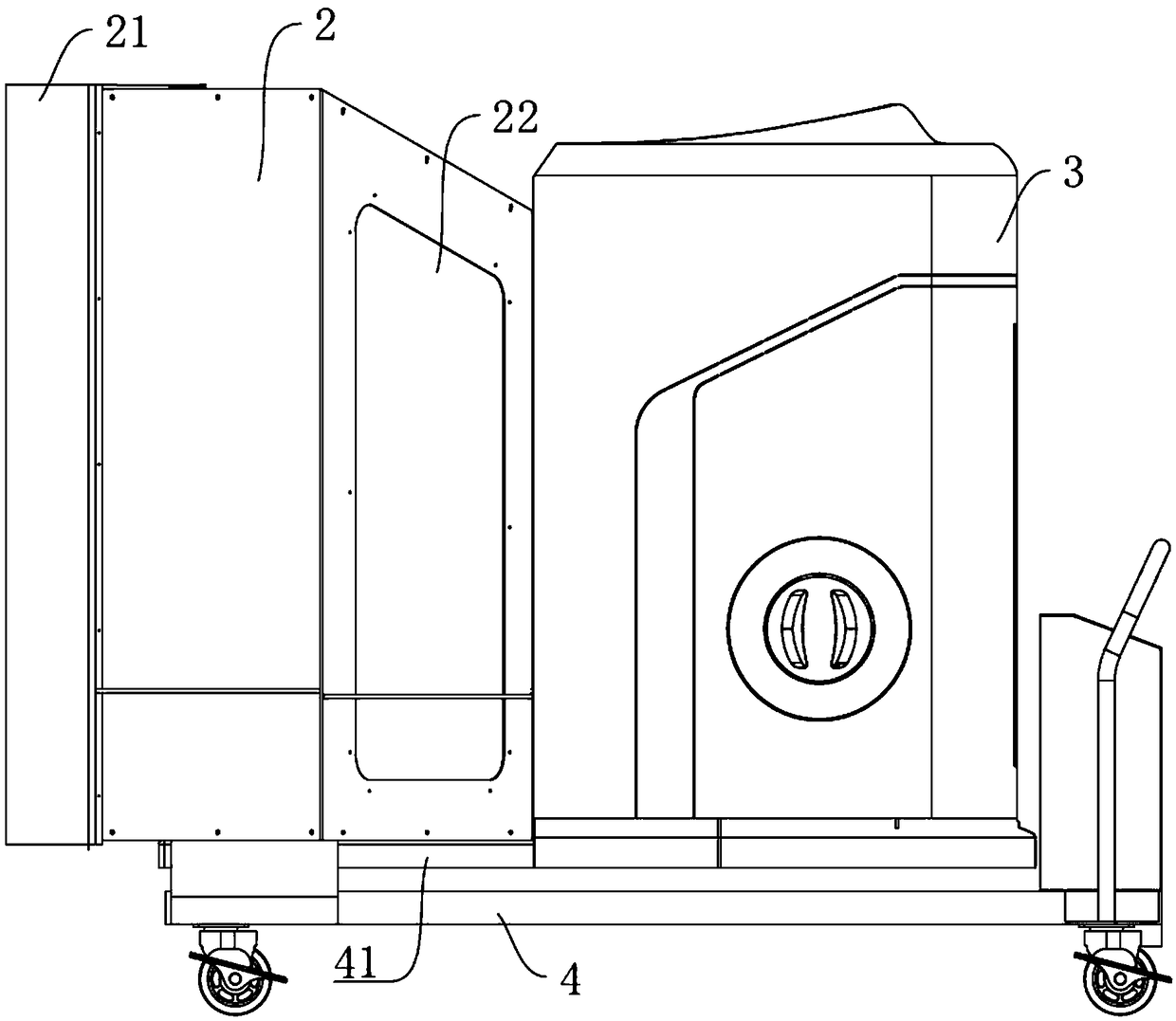 Dust removing device for electric cabin of vehicle and method thereof