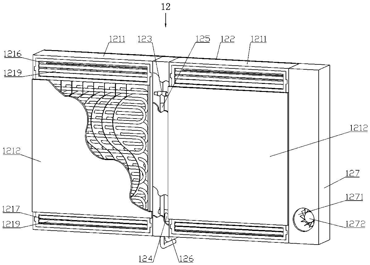 Cooling and heat dissipation system aiming at high-temperature heat source equipment and cooling and heat dissipation method