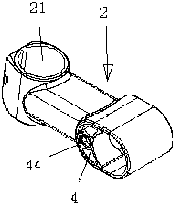 Bicycle head vertical rod improvement