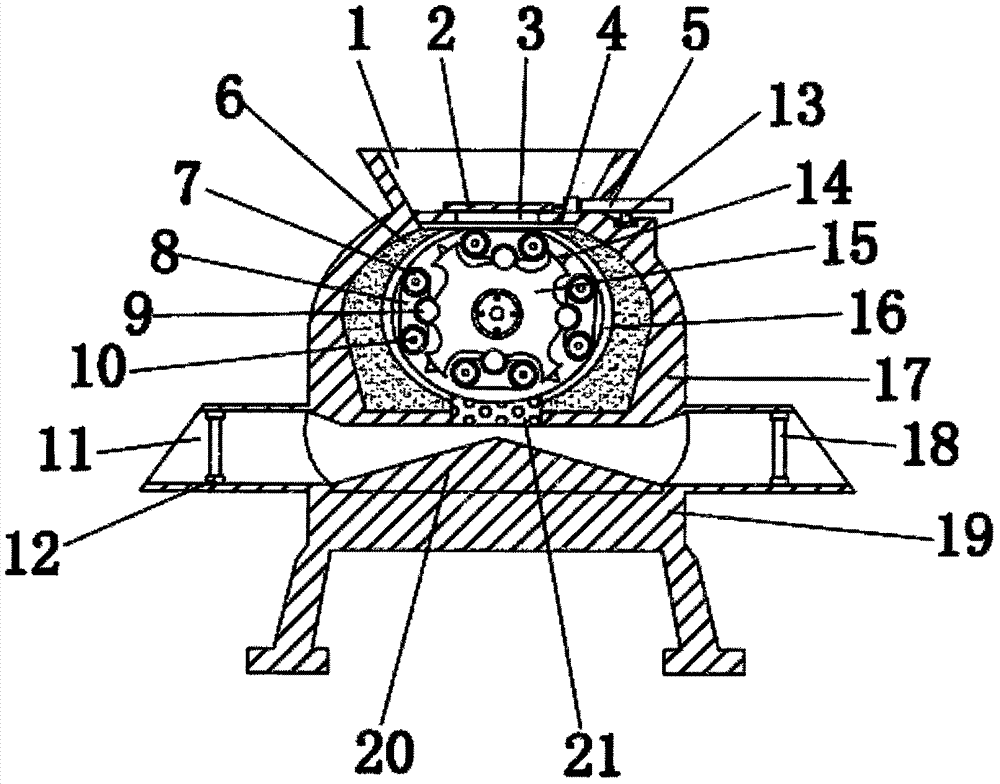 Electric cutting and smashing device