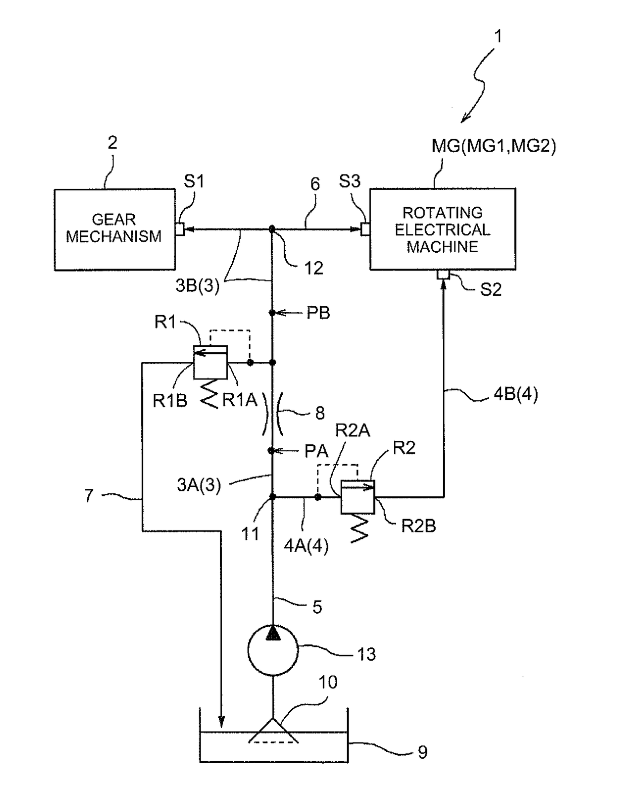 Vehicle hydraulic control device