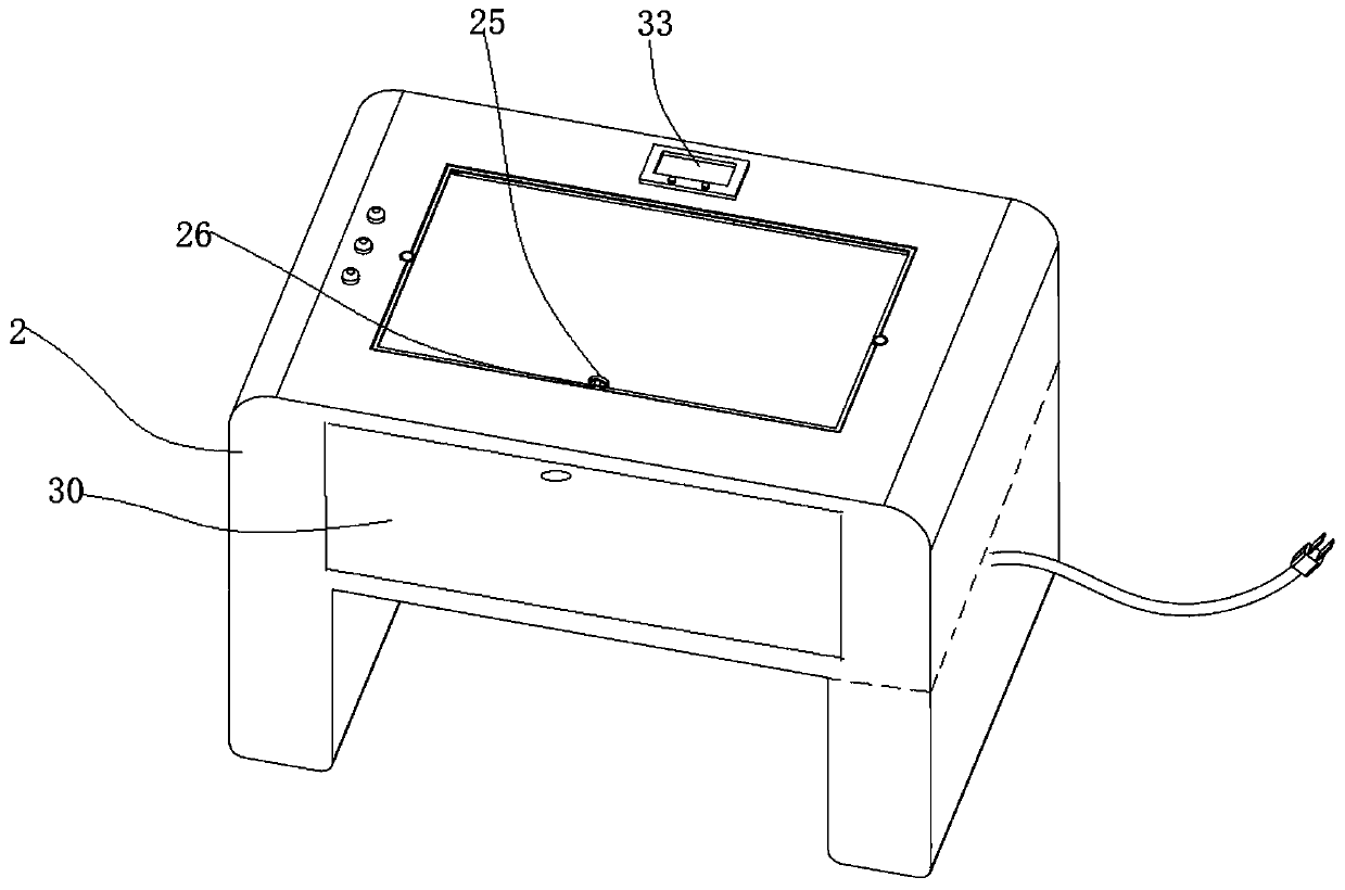 Intelligent hidden computer desk