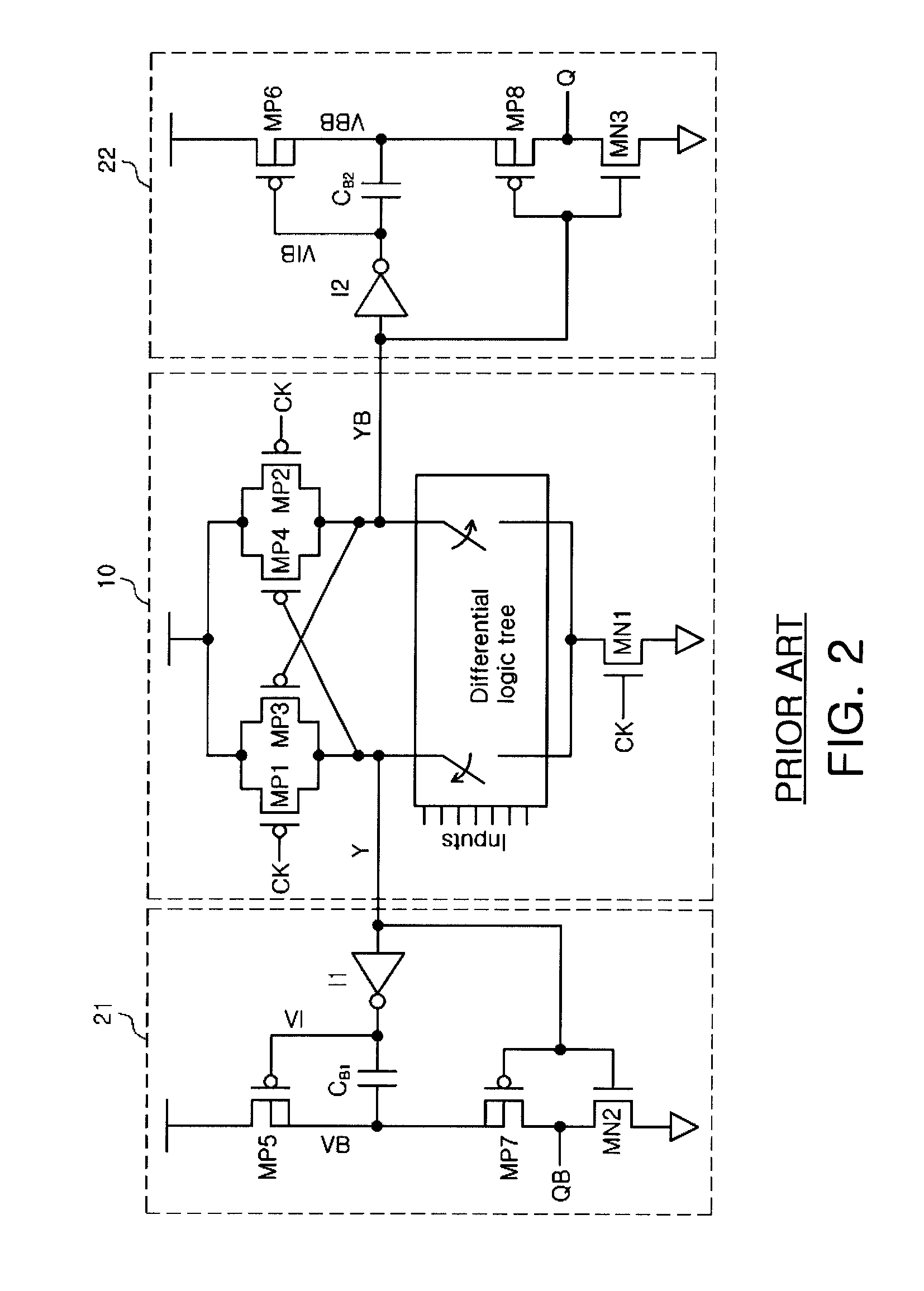 Apparatus for outputting complementary signals using bootstrapping technology