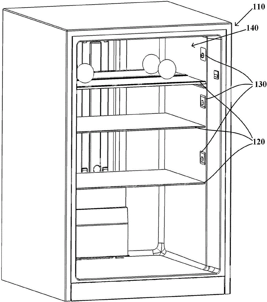 Partition refrigeration control method and device for refrigerating chamber of refrigerator