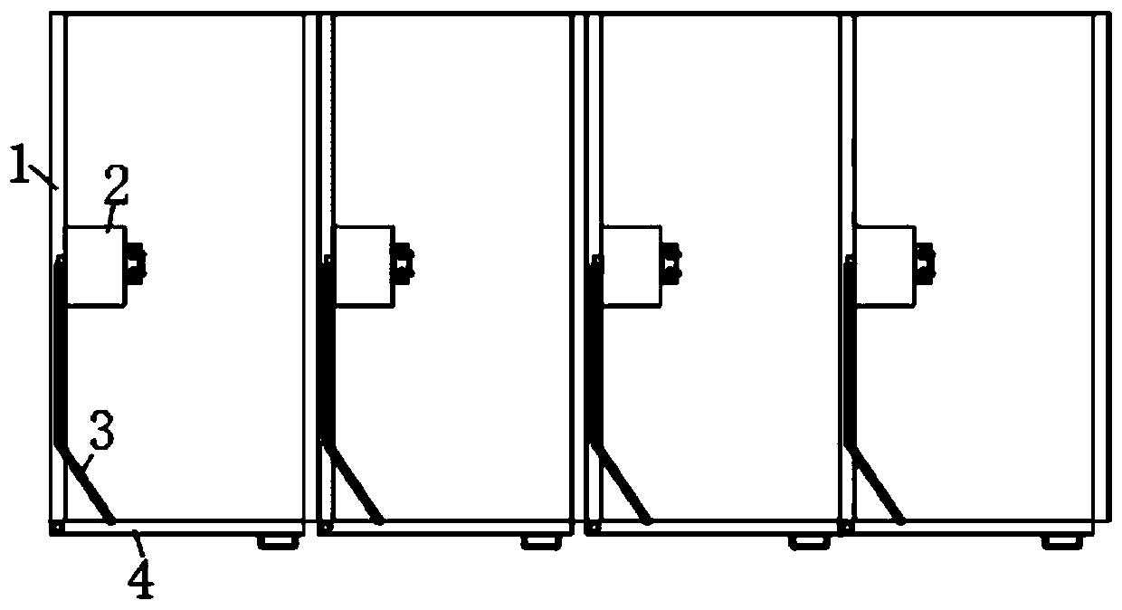 Odor-removing type municipal public toilet