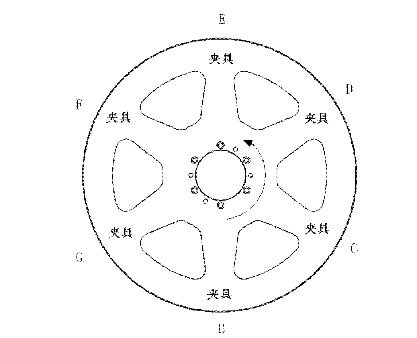 Special mechanical equipment for machining fan shaft sleeve