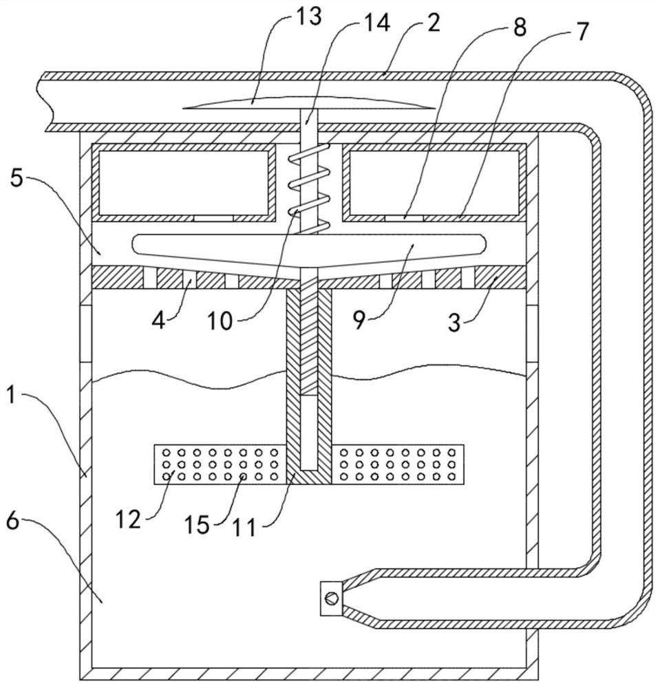 Tail gas treatment device for underground engineering construction machinery