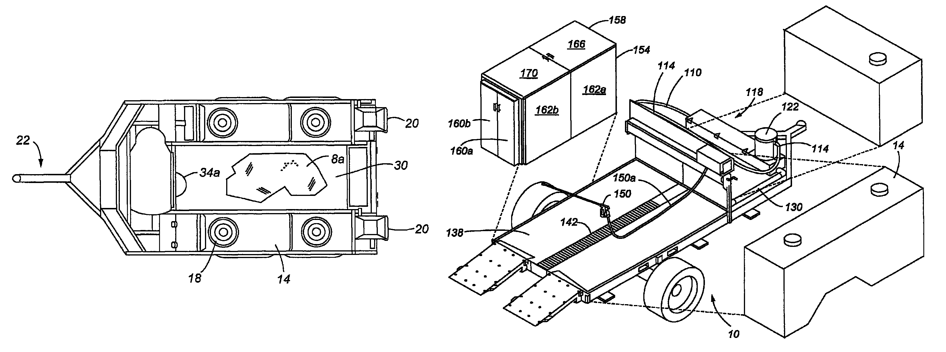 Towed portable cleaning station