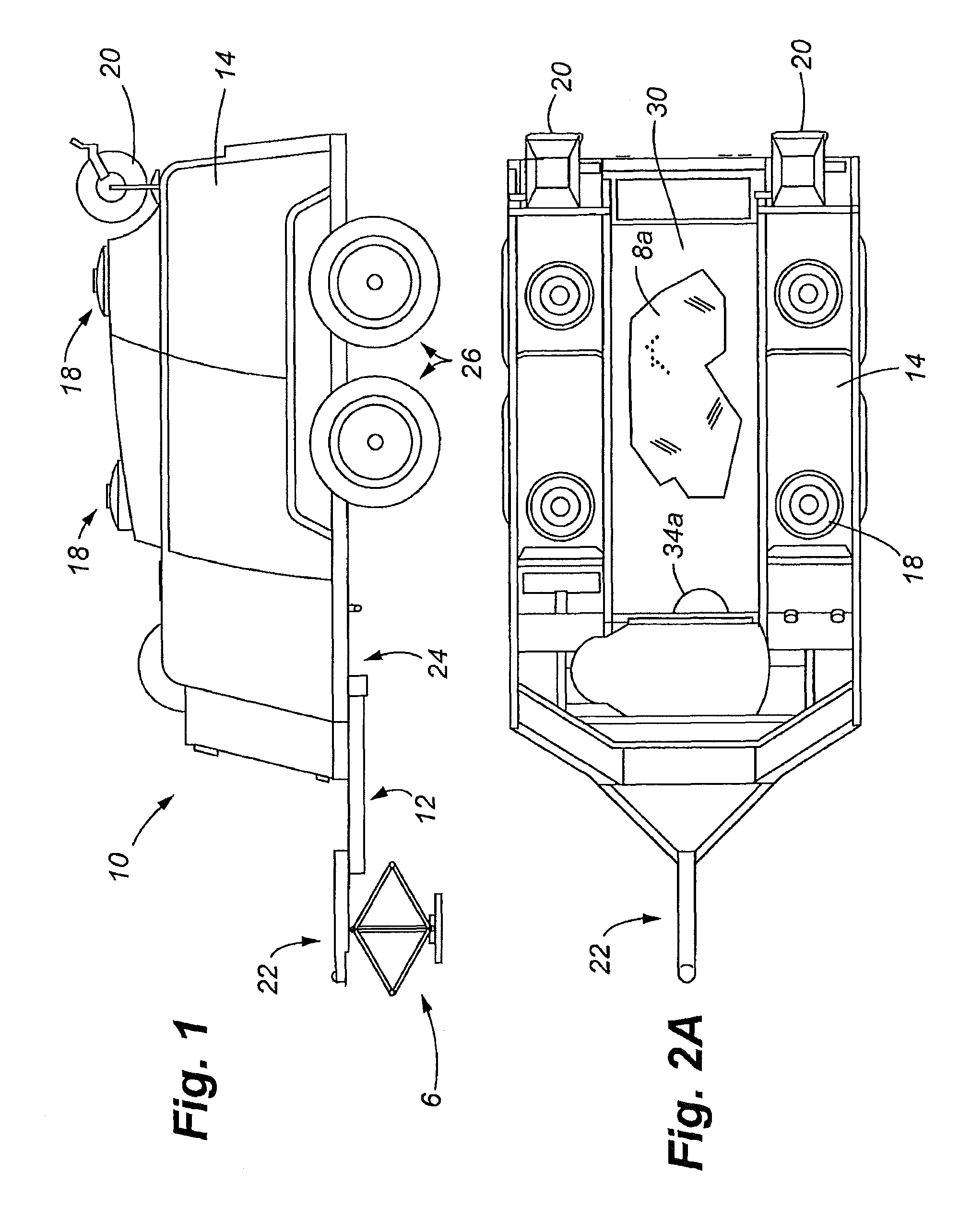 Towed portable cleaning station